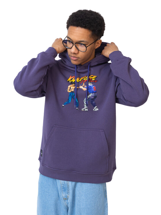 Kamuflage Kamuflage Bluza Endgame Fioletowy Oversize