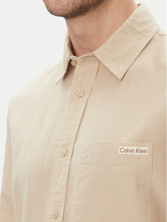 Calvin Klein Jeans Calvin Klein Jeans Košile J30J327295 Béžová Regular Fit