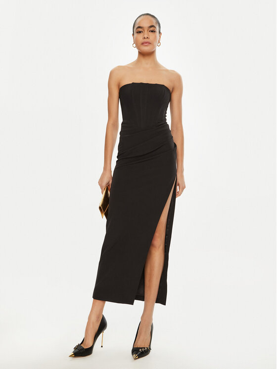BARDOT BARDOT Коктейльна сукня 58532DB Чорний Regular Fit