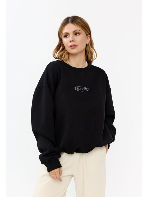 Mirons Mirons Bluza soft Czarny Oversize