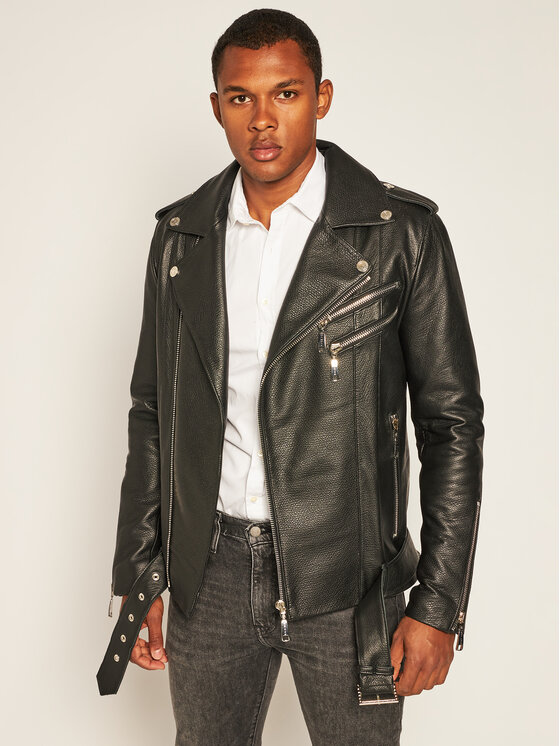 Rage Age Rage Age Giacca di pelle Memory 1 Nero Regular Fit