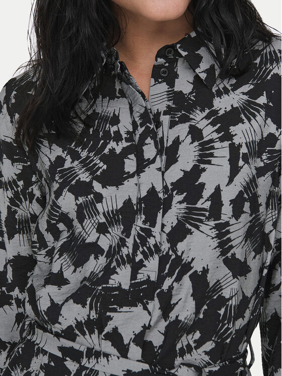 JDY JDY Sukienka koszulowa Line 15331467 Szary Regular Fit