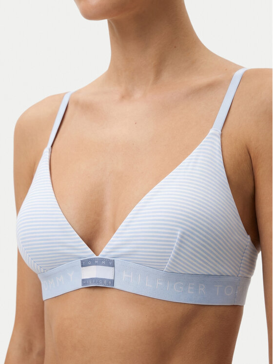 Tommy Hilfiger Tommy Hilfiger Podprsenka Bralette UW0UW06580 Světle modrá