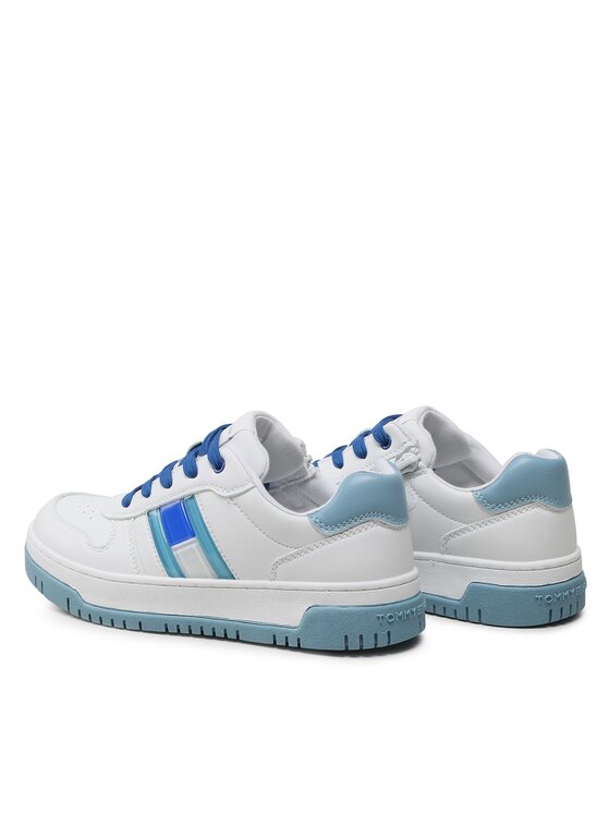 Tommy Hilfiger Tommy Hilfiger Αθλητικά Flag Low Cut Lace-Up Sneaker T3X9-32869-1355 S Λευκό