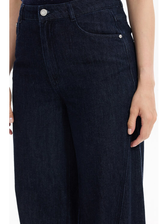 Deni Cler Milano Deni Cler Milano Jeansy T-DC-5278-F5-10-58-1 Granatowy Loose Leg