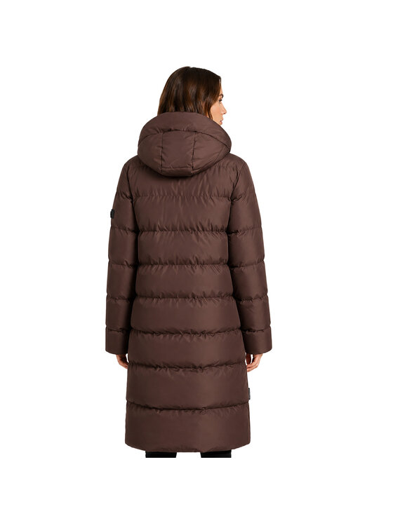 Geographical Norway Geographical Norway Parka WZ7108F/GN-DARK BROWN Brązowy Reglan Fit