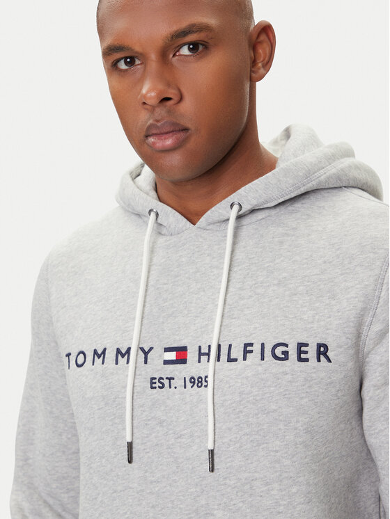 Tommy Hilfiger Tommy Hilfiger Bluză Core Logo MW0MW10752 Gri Regular Fit
