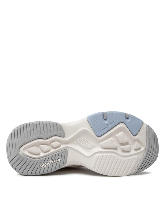 に Buy (Women) Skechers D'Lites 4.0 'White Grey' 149492-WGY