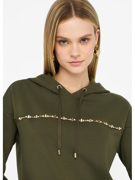 Liu Jo Liu Jo Felpa TF5113FS32190515 Verde Regular Fit