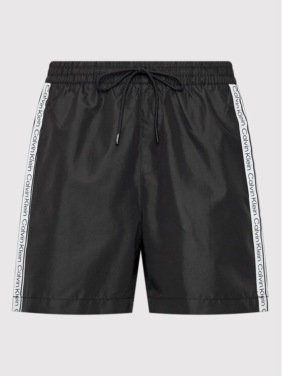 Calvin Klein Swimwear Calvin Klein Swimwear Pantaloncini da bagno Medium Drawstringnos KM0KM00741 Nero Regular Fit