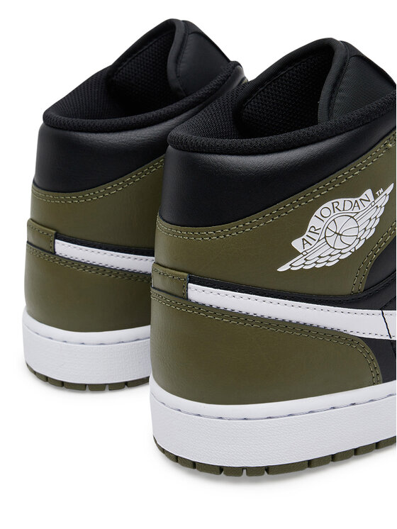 Nike Nike Sneakersy Jordan 1 Mid DQ8426 103 Zielony