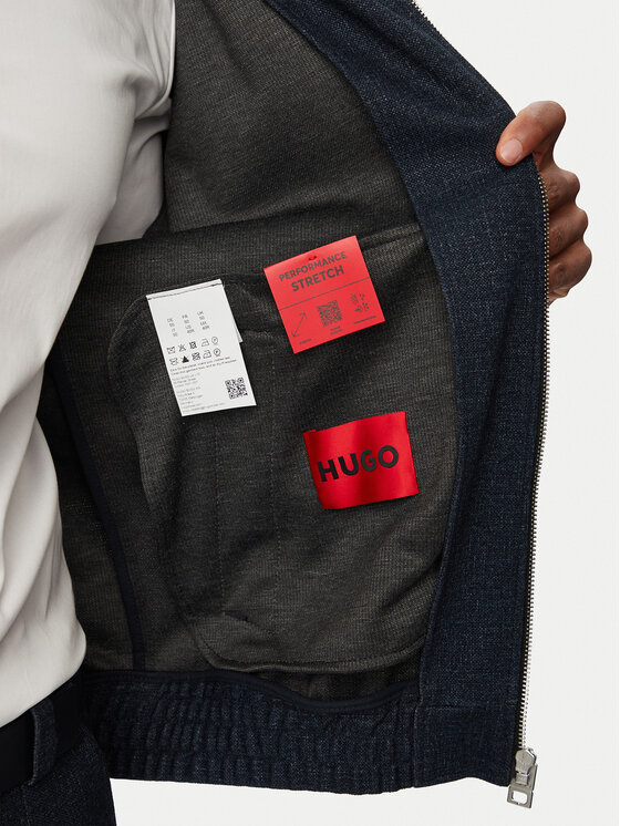 HUGO HUGO Pārejas jaka Ukashi261X-H 50565425 Tumši zils Slim Fit