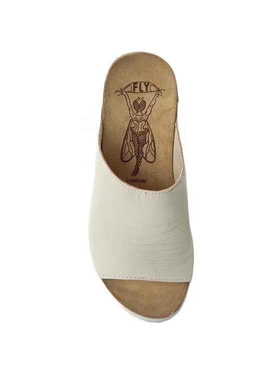 Fly London Mules sandales de bain Wigg P143672004 Beige Modivo