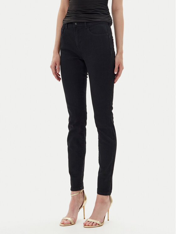 Guess Guess Blugi W4BA34 D4PZ1 Negru Skinny Fit