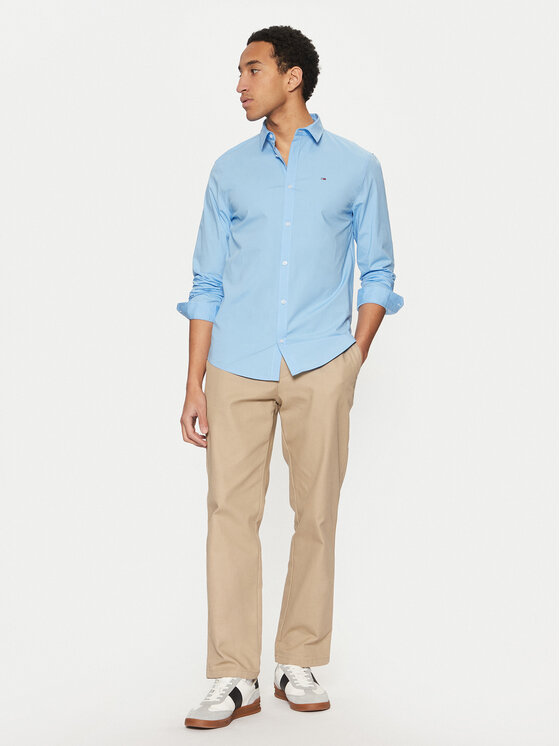 Tommy Jeans Tommy Jeans Camicia Original DM0DM04405 Blu Slim Fit
