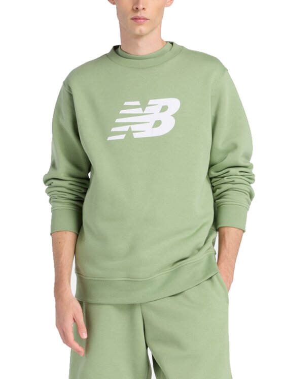 New Balance New Balance Bluza MT43905AAR Zielony Standard Fit