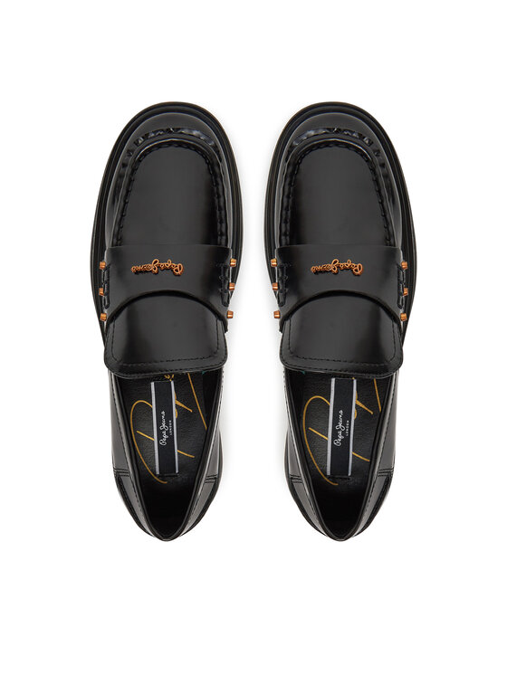 Pepe Jeans Pepe Jeans Loaferice Penny Studs PLS10427 Crna