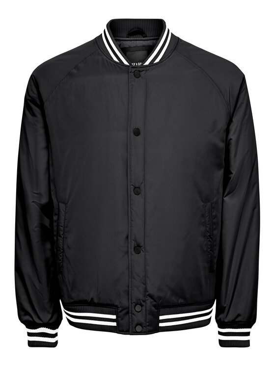 Only & Sons Only & Sons Μπουφάν μεταβατικό 22025423 Μαύρο Regular Fit