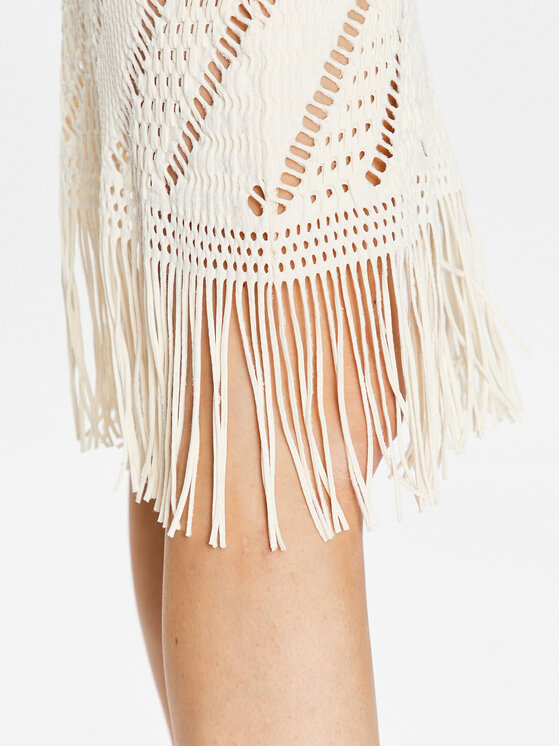 Seafolly Seafolly Плажна рокля Marrakesh 54848-CU Екрю Slim Fit