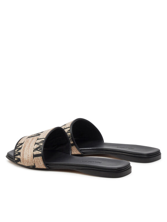 Max Mara Max Mara Şlapi Logoslide 2414521332600 Bej