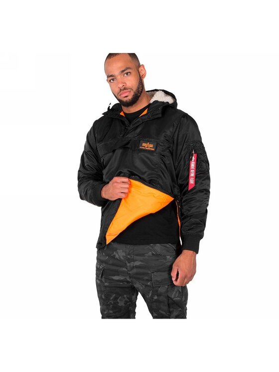 Alpha Industries Alpha Industries Kurtka anorak AI.178139-03-S Czarny Regular Fit