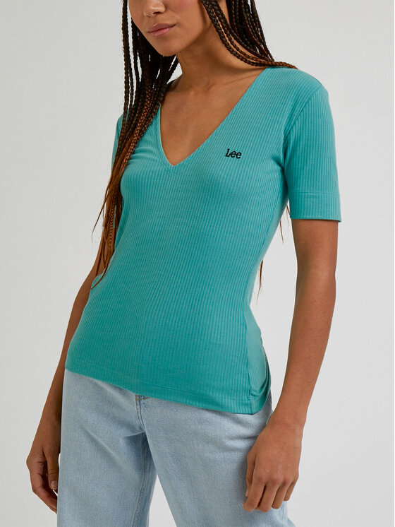 Lee Tricou L49FIP41 Verde Slim Fit