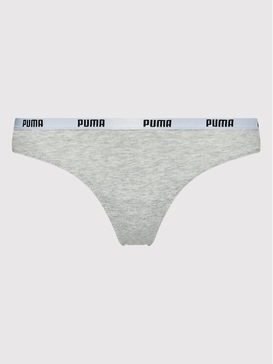 Puma Puma Sada 3 kusů string kalhotek 907590 Barevná