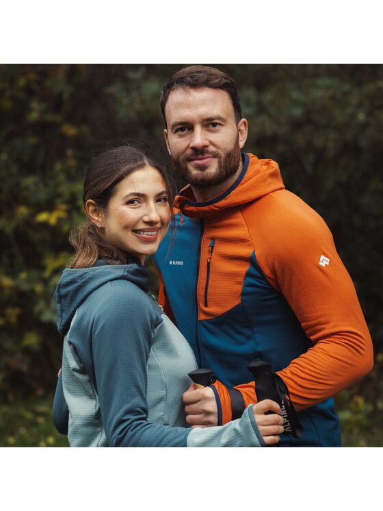 Alpinus Alpinus Bluza Naryn Niebieski Slim Fit