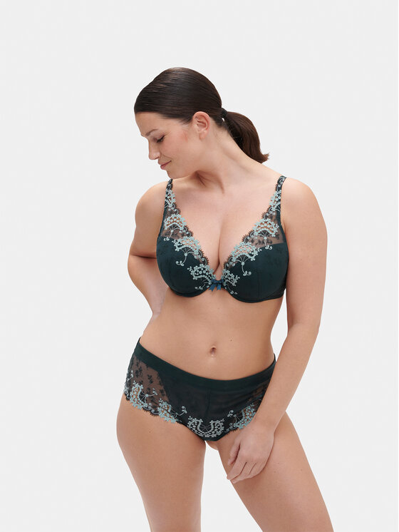 Simone Pérèle Simone Pérèle Podprsenka Push-up Wish 12B347 Zelená