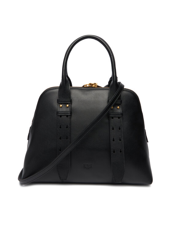 PINKO PINKO Borsetta Bowling Bag Medium AI 25-26 PLTT 105906 A0QO Nero