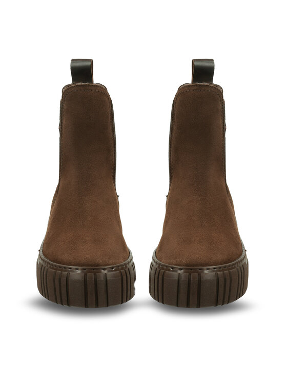 Gant Gant Kotníková obuv s elastickým prvkem 29553786 Hnědá