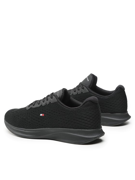 Tommy Hilfiger Tommy Hilfiger Sneakers Lightweight Runner Knit Flag FM0FM04563 Schwarz