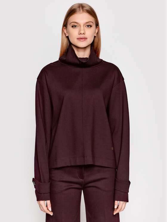 Victoria Victoria Beckham Golf High 1122JTP003285A Bordo rdeča Regular Fit