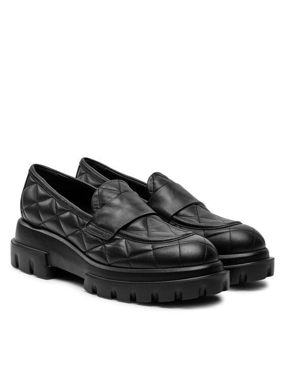 AGL AGL Loafers Celeste Matelasse D756033PGKA0761013 Μαύρο