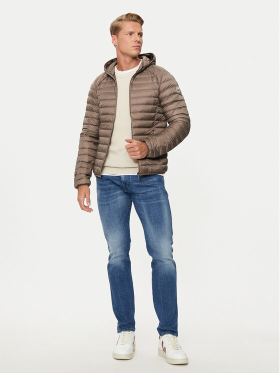 Jott Jott Pernata jakna Nico P000MDOW01 Bež Slim Fit