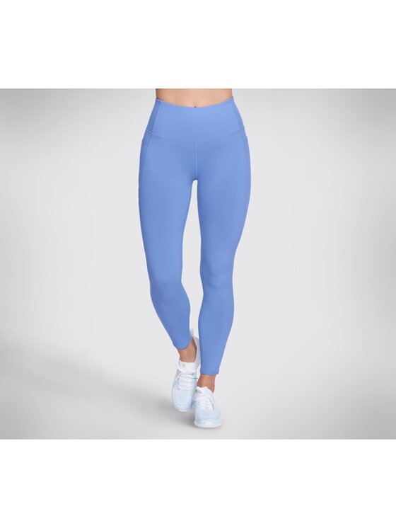 Skechers Skechers Legginsy W03LG30B-PERI Niebieski Regular Fit
