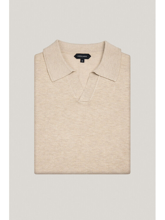 Próchnik Próchnik Polo PM6 PO073125000048 Beżowy Regular Fit