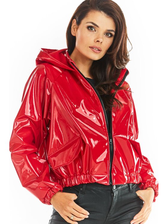 Awama Awama Giacca da donna A380 Rosso Basic Fit