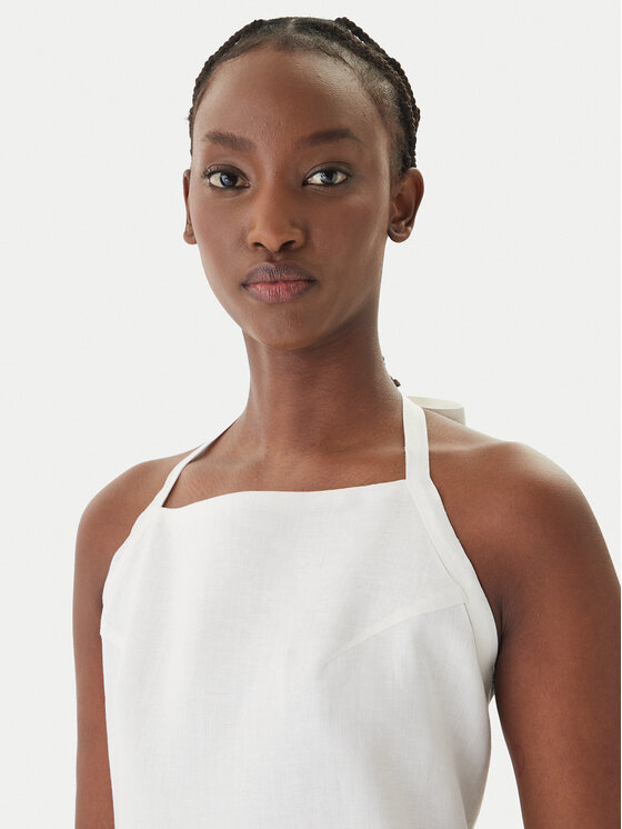 Eleh Eleh Top SS260067 Bianco Regular Fit