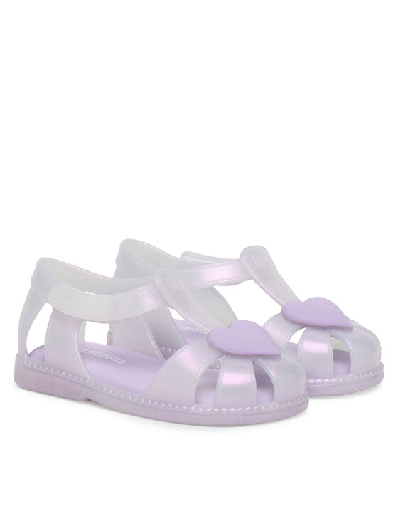 Melissa Melissa Sandále Mini Melissa Hip Heart Ballerina Bb 37783 Fialová
