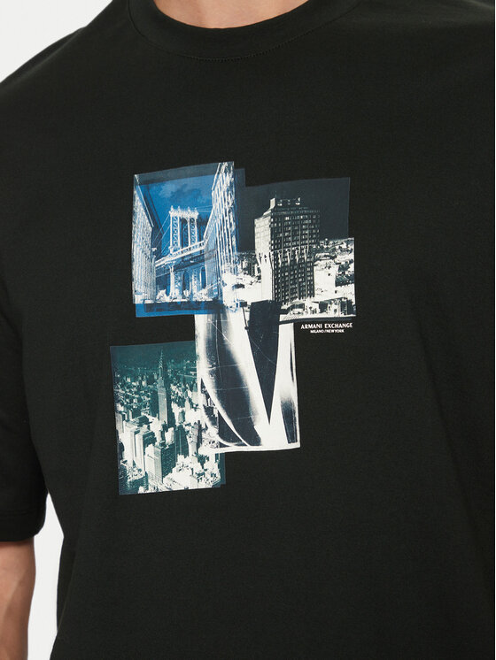 Armani Exchange Armani Exchange T-Shirt XM000269 AF12112 UB001 Černá Regular Fit