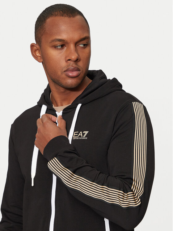 EA7 Emporio Armani EA7 Emporio Armani Суитшърт 6DPM29 PJ9FZ 0200 Черен Regular Fit