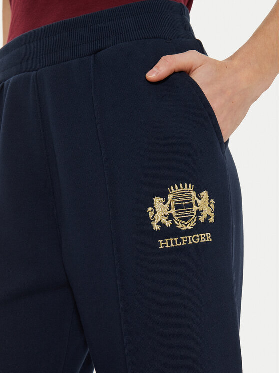 Tommy Hilfiger Tommy Hilfiger Melegítő alsó Varsity WW0WW43862 Sötétkék Regular Fit