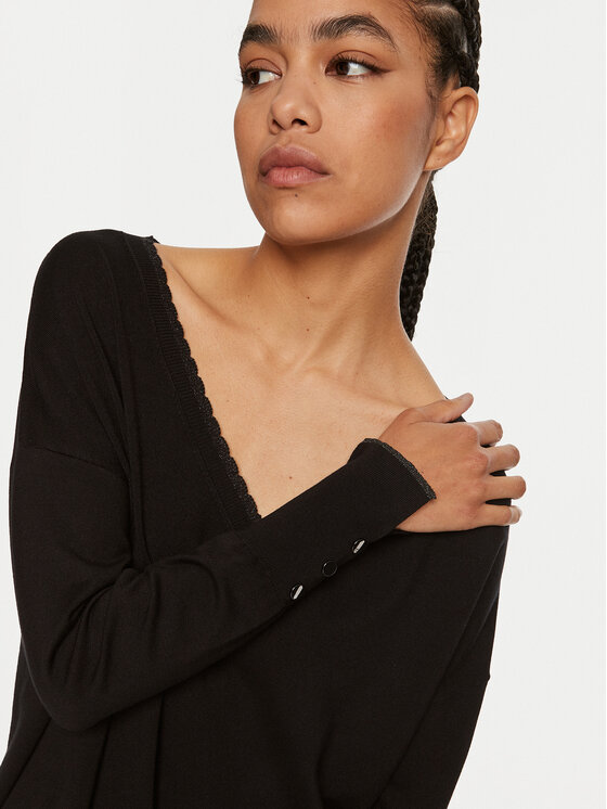 Liu Jo Liu Jo Pullover WF4009 Schwarz Reglan Fit
