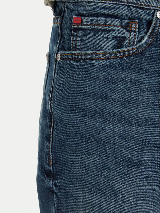 HUGO HUGO Jeansshorts 50560386 Blau Tapered Fit