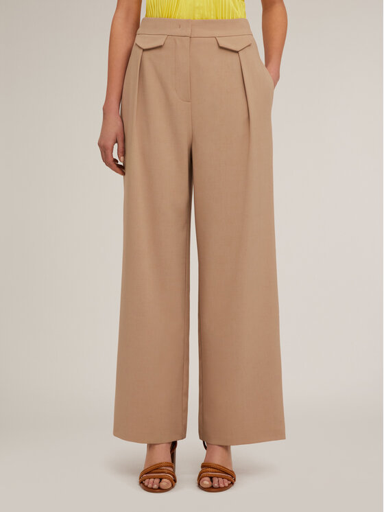 Motivi Motivi Pantaloni di tessuto P277Q003923N013 Écru Over Fit