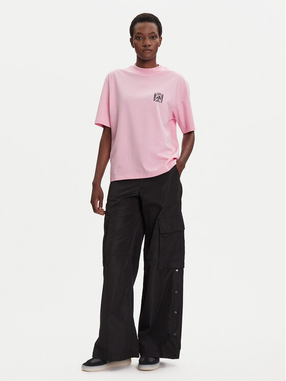 adidas adidas T-Shirt Animal Graphic JV8532 Rosa Loose Fit