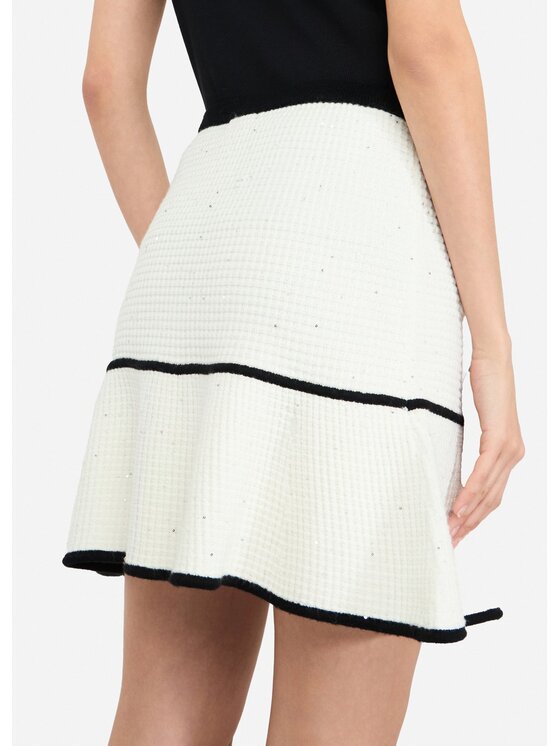 Liu Jo Liu Jo Minigonna CF5133MS18F03A21 Bianco Regular Fit