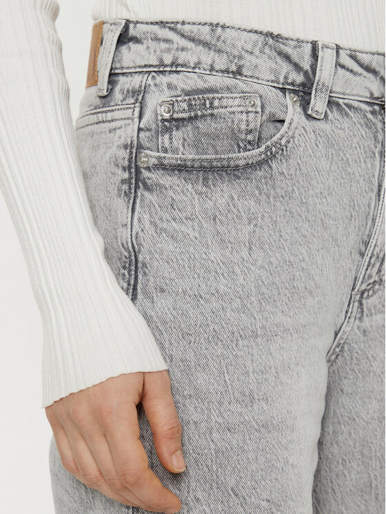 Vero Moda Vero Moda Jeansy Tessa 10308860 Šedá Mom Fit