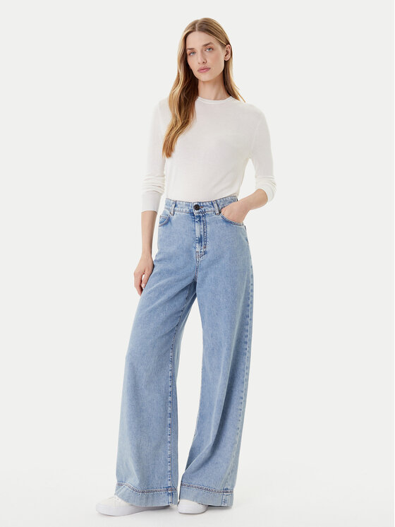 Calvin Klein Calvin Klein Džemperis LV044C339G Écru Regular Fit